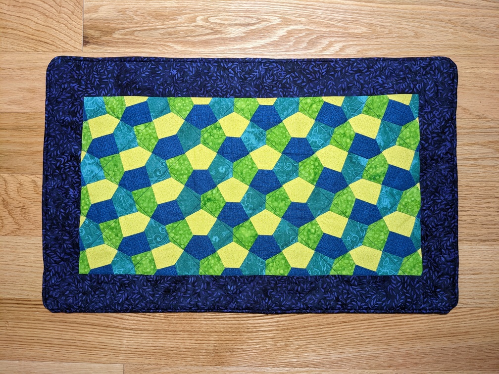 Pillowcase with tiling of right-angled pentagons