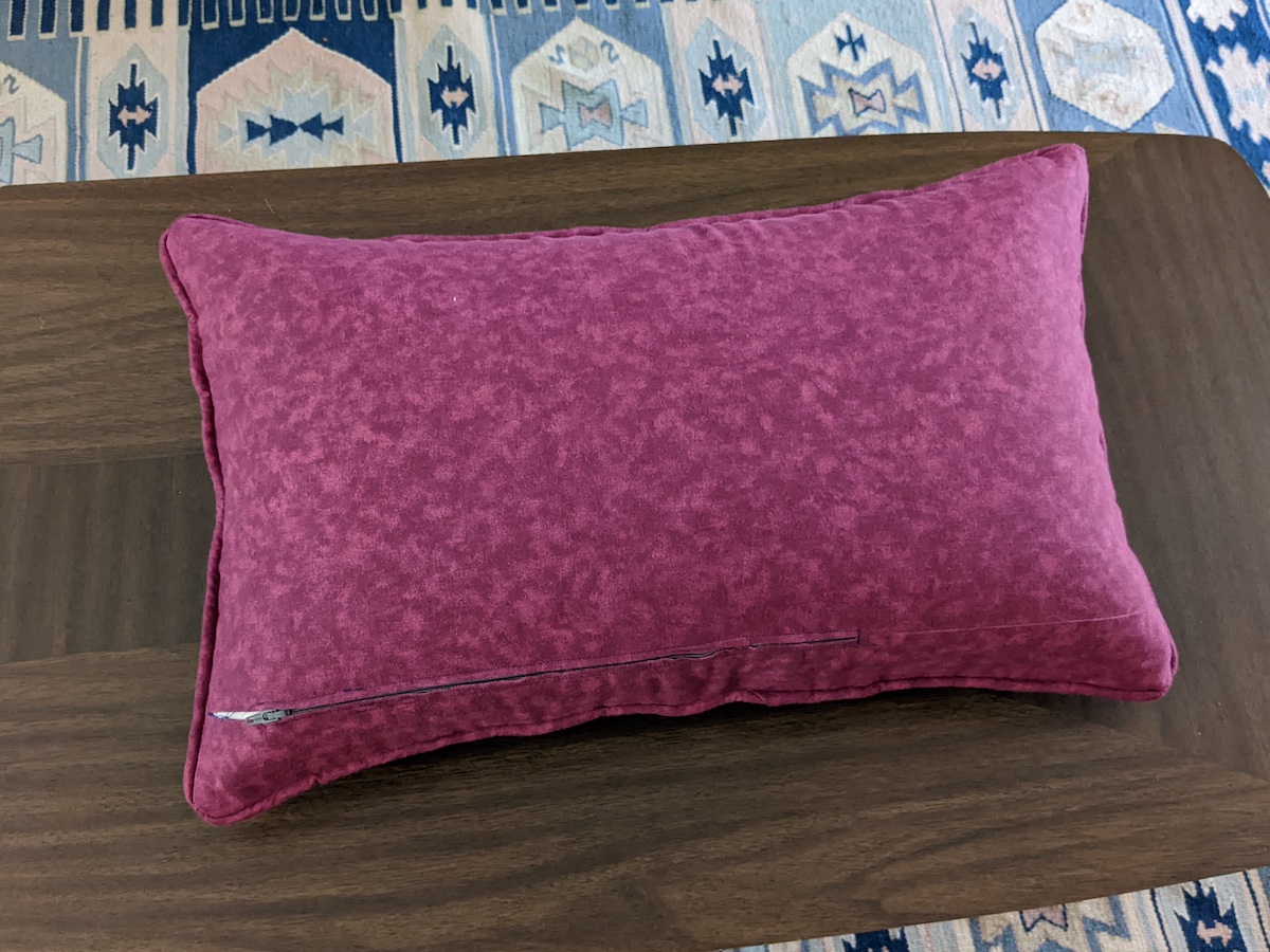 Needless to say, this pink test pillowcase did not become a treasured keepsake.
