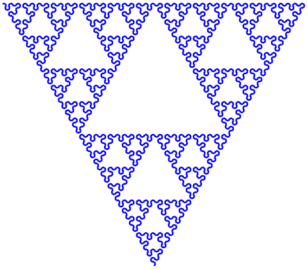Sierpinski arrowhead iteration 7